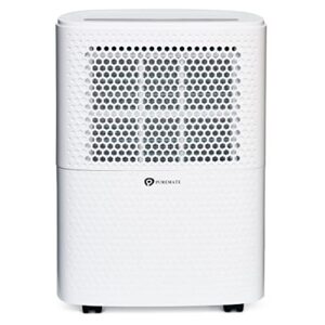 PureMate 12L/Day Dehumidifier with Air Purifier, Digital Humidity Display